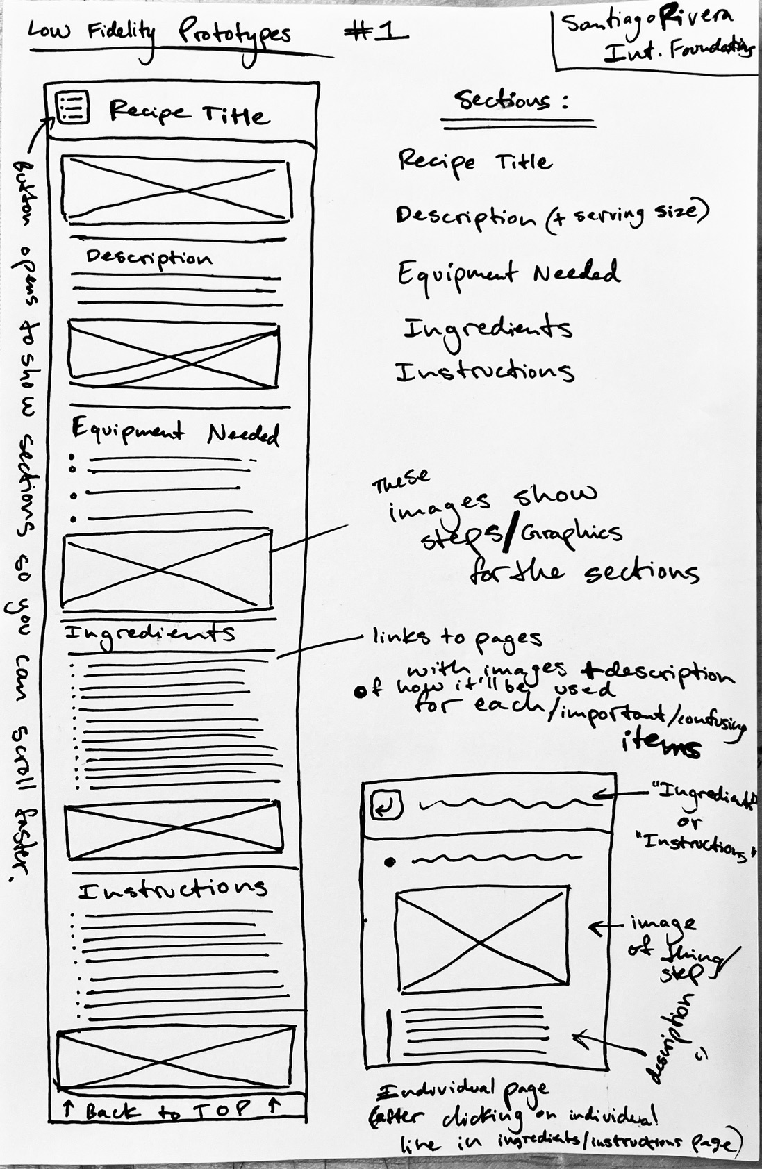 Low Fidelity Prototype 1