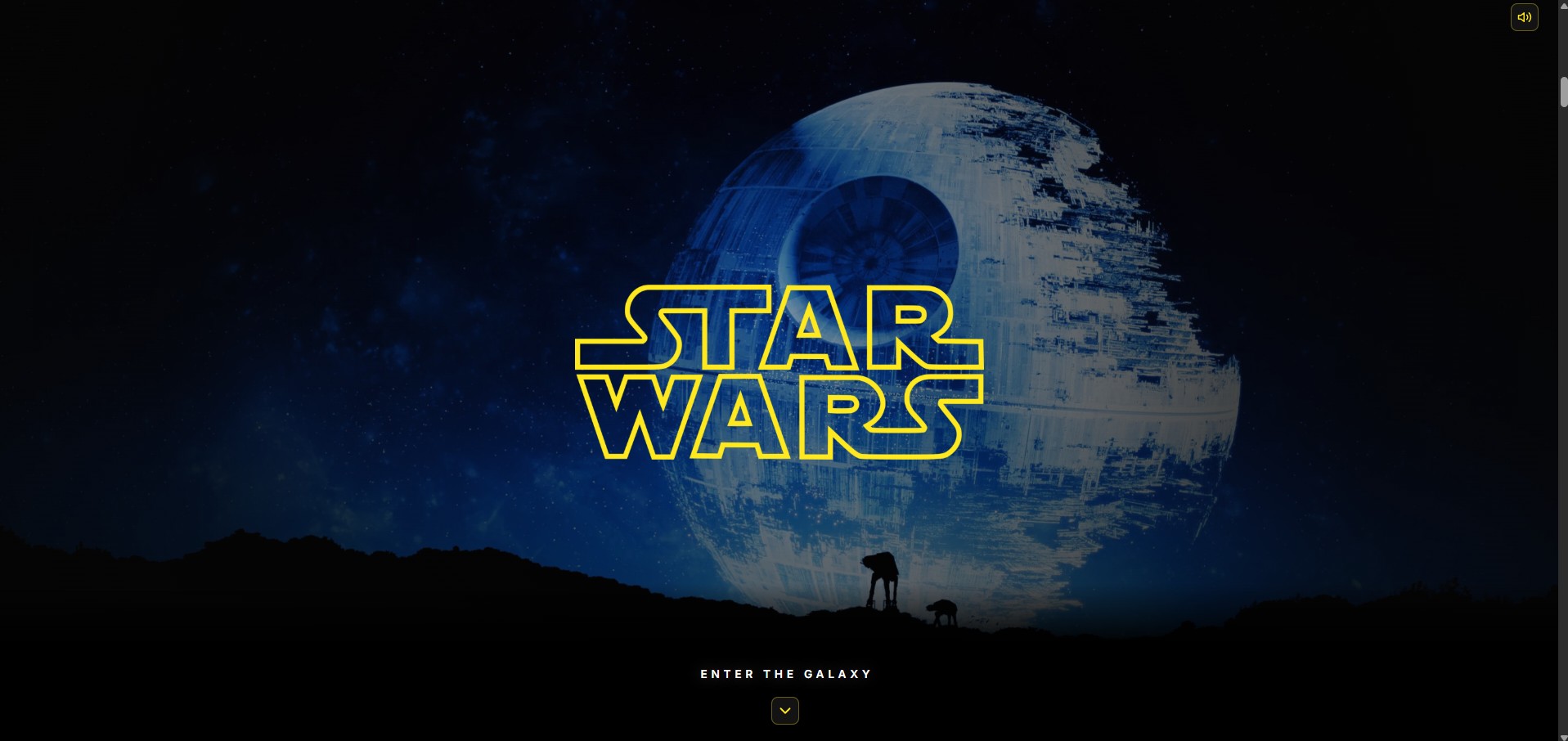 Star Wars microsite preview
